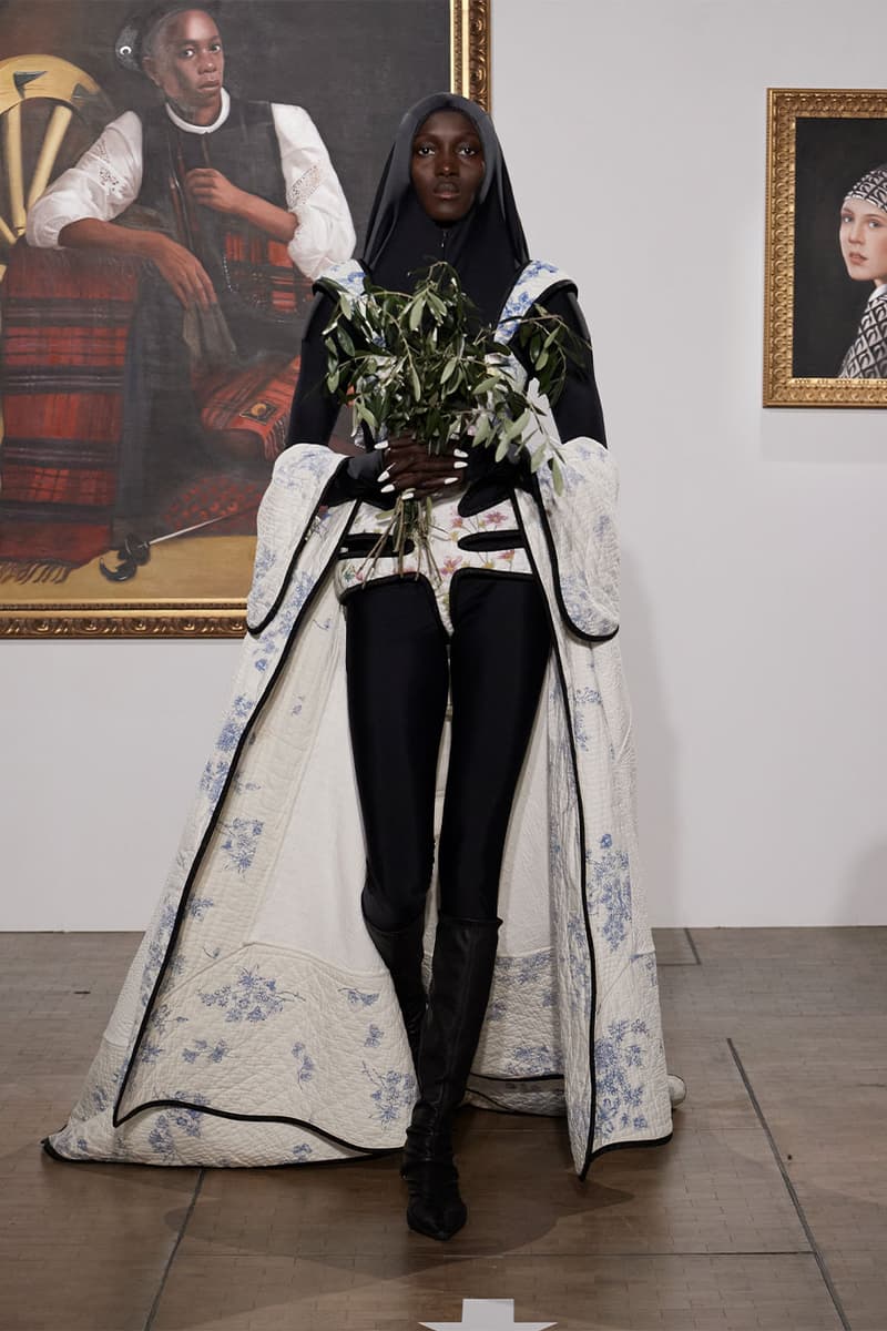 펑크 록의 영향이 가득한 마린 세레 2022 FW 컬렉션 런웨이, 마린 세르, 초승달 패턴, 펑크