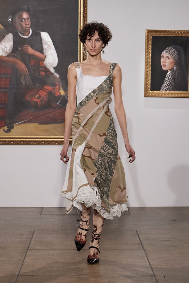 펑크 록의 영향이 가득한 마린 세레 2022 FW 컬렉션 런웨이, 마린 세르, 초승달 패턴, 펑크