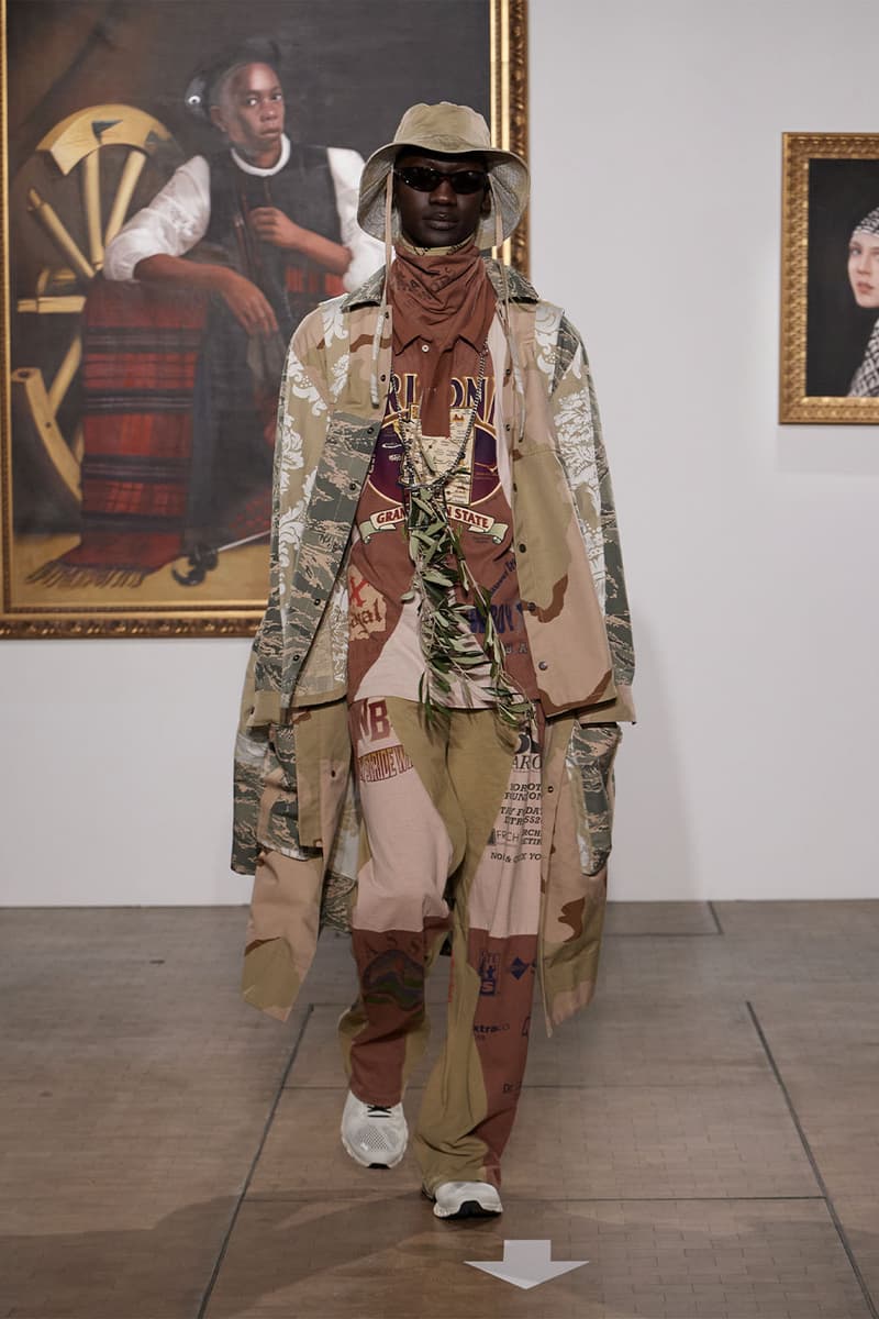 펑크 록의 영향이 가득한 마린 세레 2022 FW 컬렉션 런웨이, 마린 세르, 초승달 패턴, 펑크