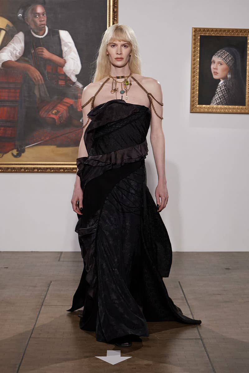 펑크 록의 영향이 가득한 마린 세레 2022 FW 컬렉션 런웨이, 마린 세르, 초승달 패턴, 펑크