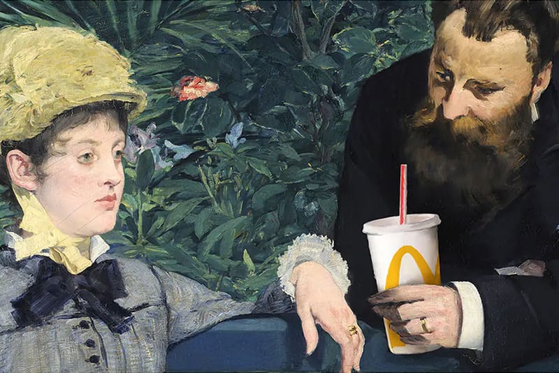 반 고흐도 아는 그 맛? 맥도날드 제품들이 더해진 인상주의 명화들