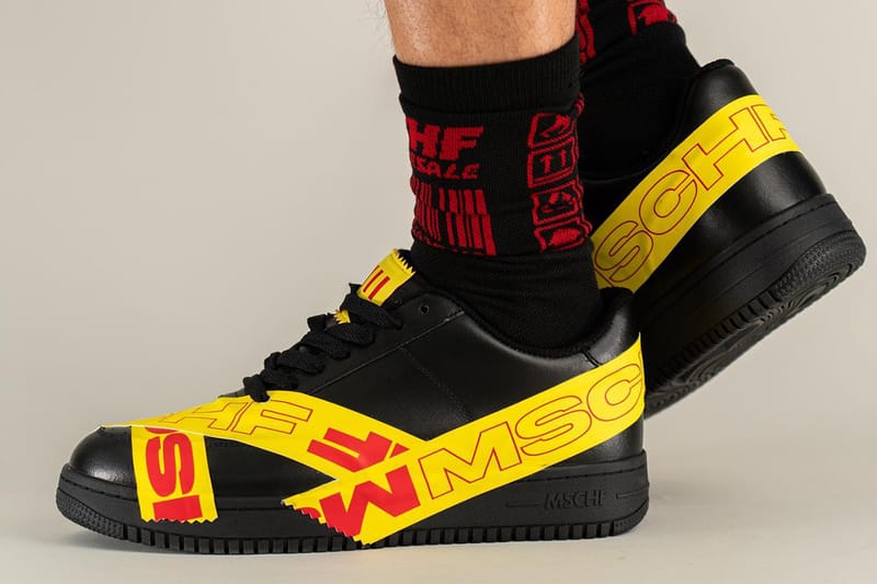 에어 포스 1에서 영감 받은, MSCHF의 '탭3' 스니커 실제 착용 모습 공개