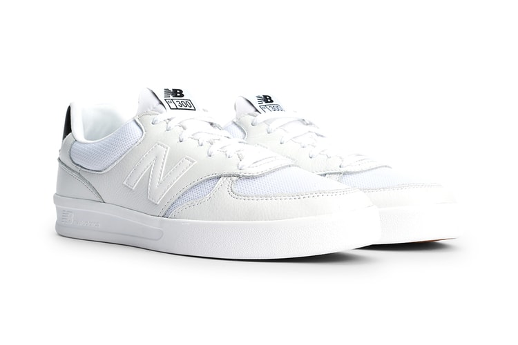 꼼 데 가르송 x 뉴발란스 협업 CT300 '화이트/블랙' 출시