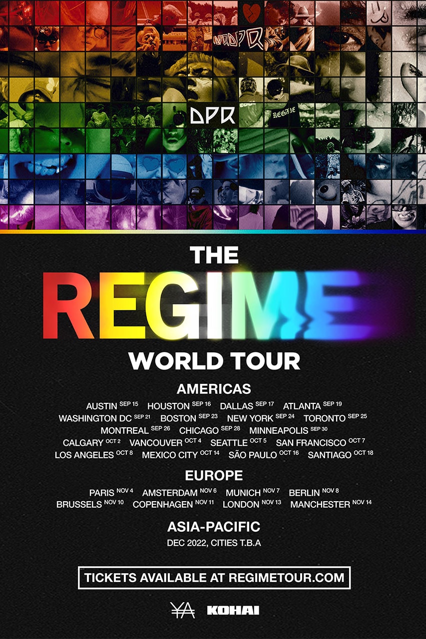 DPR, 두 번째 월드 투어 개최 스케줄 발표, 북미, 남미, 아시아, 유럽, DPR LIVE, DPR 라이브, 크림, 이안, 렘