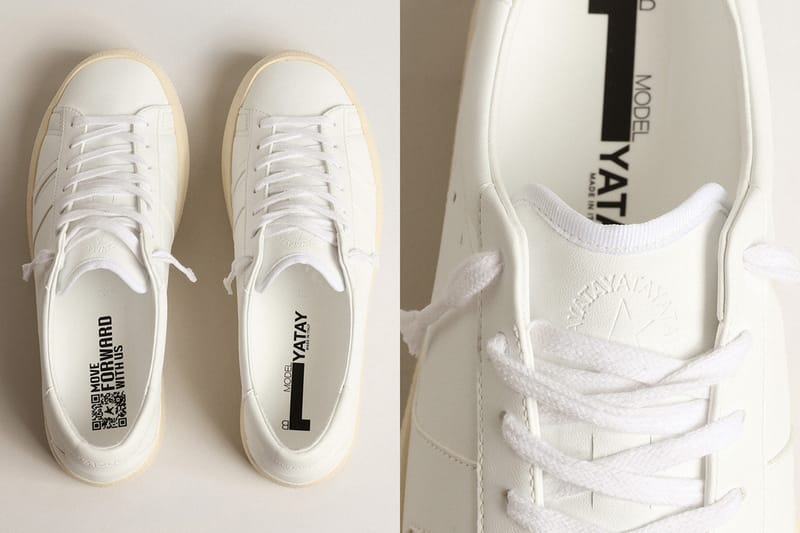 골든구스, 책임감 있는 미래로 향하는 '야타이 모델 1B' 스니커 출시