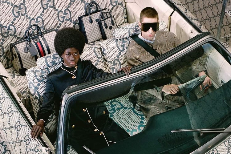 구찌, 블루 'GG 모노그램' 캔버스로 뒤덮인 새 컬렉션 출시