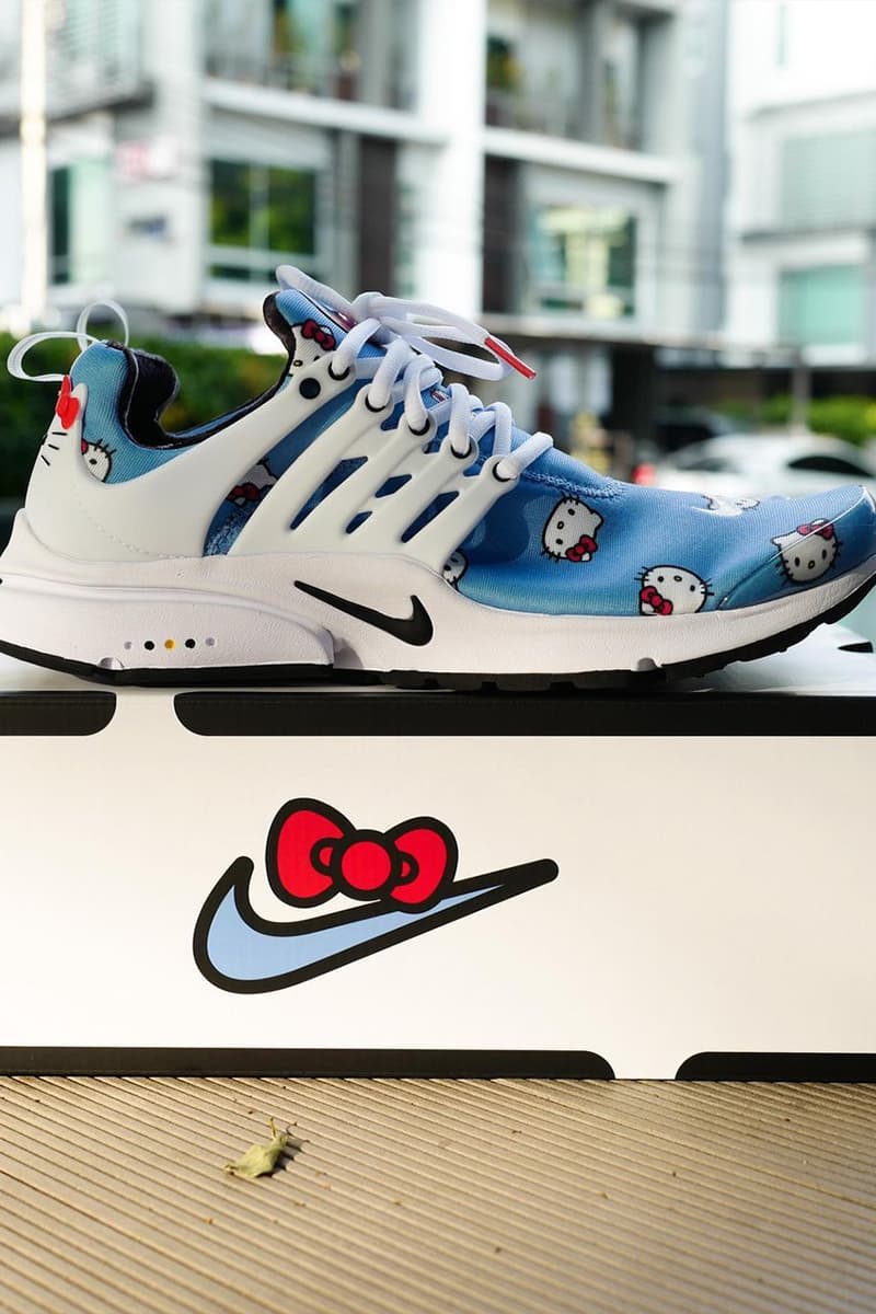 헬로키티 x 나이키 에어 프레스토 실물 디테일 살펴보기, 헬로 키티, 나이키 SNKRS, 신발
