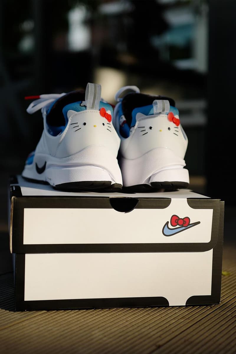 헬로키티 x 나이키 에어 프레스토 실물 디테일 살펴보기, 헬로 키티, 나이키 SNKRS, 신발