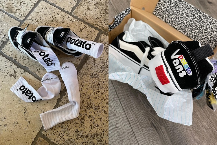 임란 포테이토, 반스 협업 스니커 예고하다