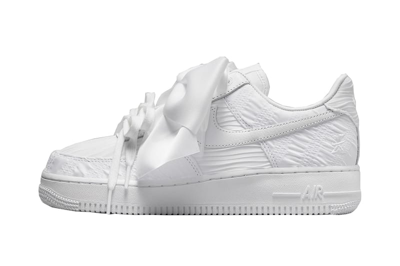 '올백포스' 아닌 '올백포스', 나이키 에어 포스 1 로우 '화이트 보우' 공개