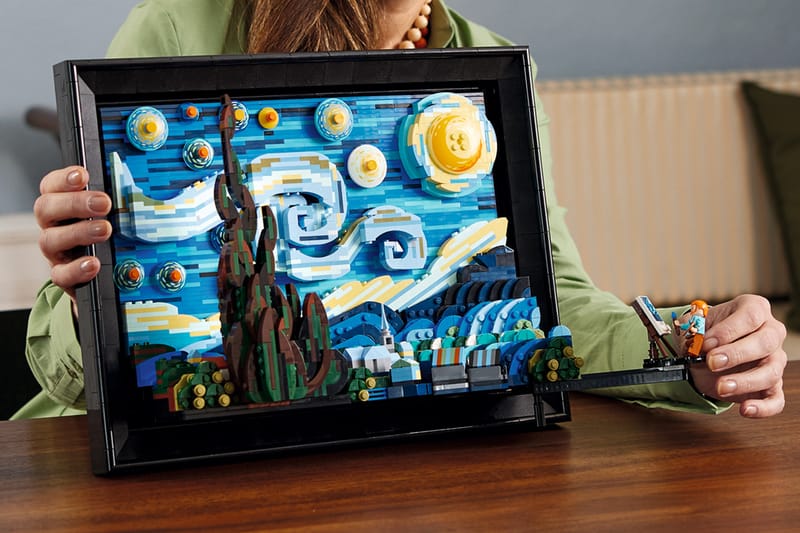 3D 버전, 레고 ‘빈센트 반 고흐 - 별이 빛나는 밤’ 세트 국내 출시 정보