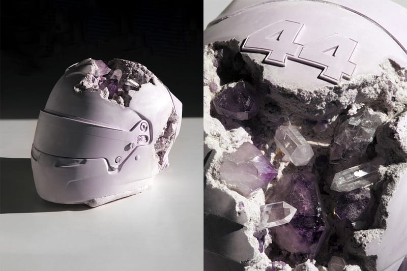 다니엘 아샴, ‘F1 황제’ 루이스 해밀턴과의 협업 헬멧 조각상 공개