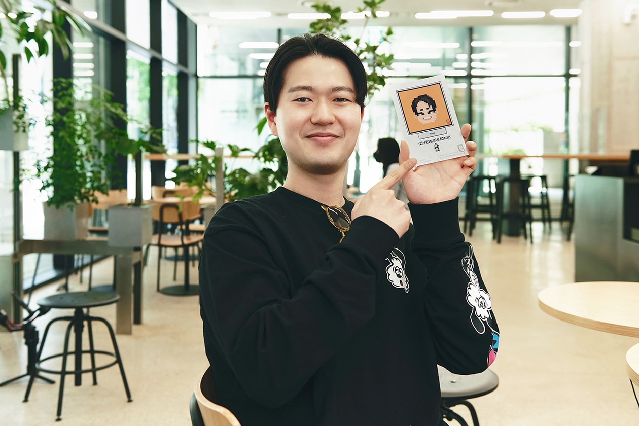 하입빈즈와 주재범의 ‘픽셀 포트레이트’ 이벤트 현장, 카페, 역삼동, 커피