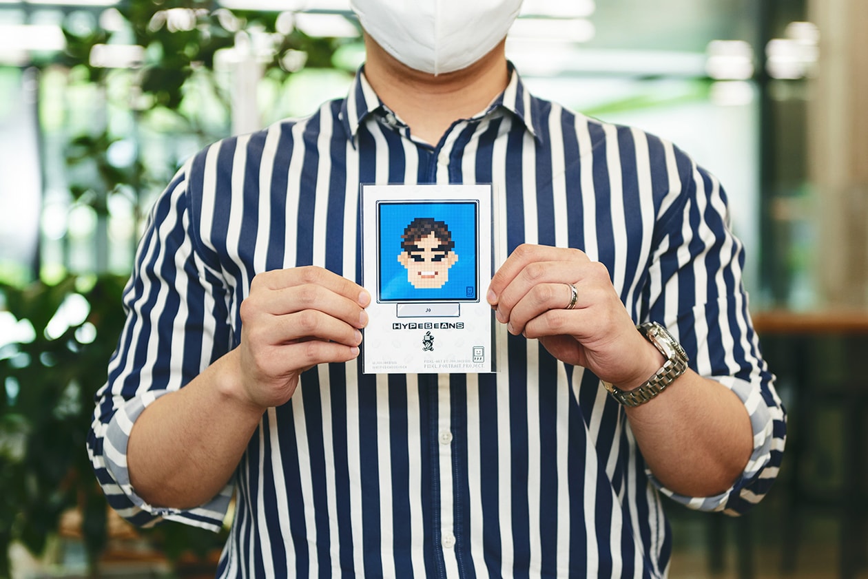 하입빈즈와 주재범의 ‘픽셀 포트레이트’ 이벤트 현장, 카페, 역삼동, 커피