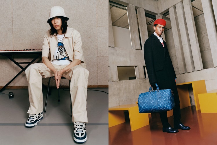 버질 아블로의 아이디어로 제작된 루이 비통 2023 리조트 컬렉션 남성복 룩북