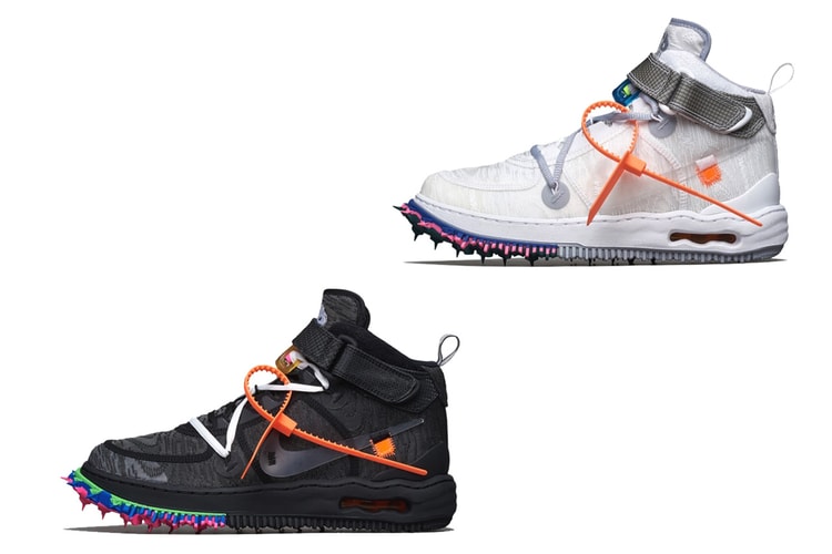 오프 화이트 x 나이키 에어 포스 1 미드 2종, 6월 국내 공식 출시