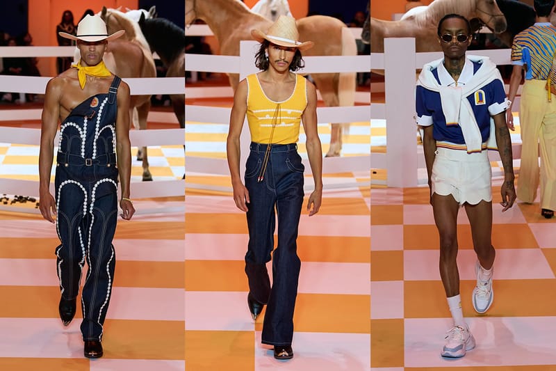 카우보이 문화를 다룬 카사블랑카 2023 봄 컬렉션 런웨이
