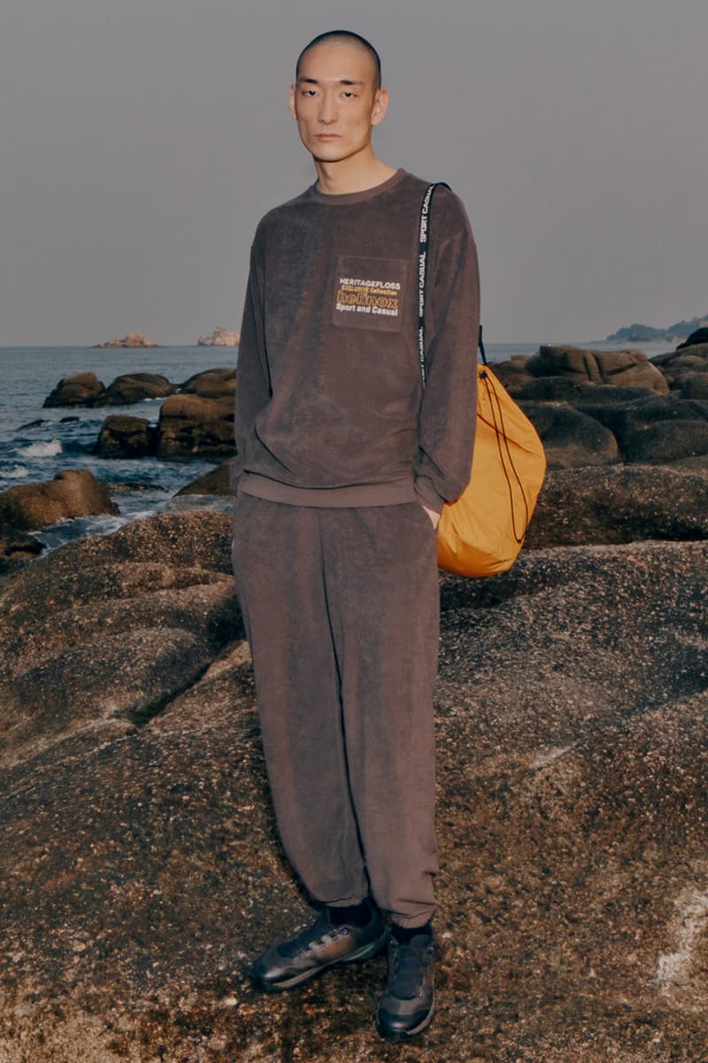 헬리녹스 x 헤리티지플로스, 2022 여름 협업 컬렉션 출시, 로얄 박스 쉐이드, 사바나 체어, 테이블 하드탑, 캡, 조거팬츠