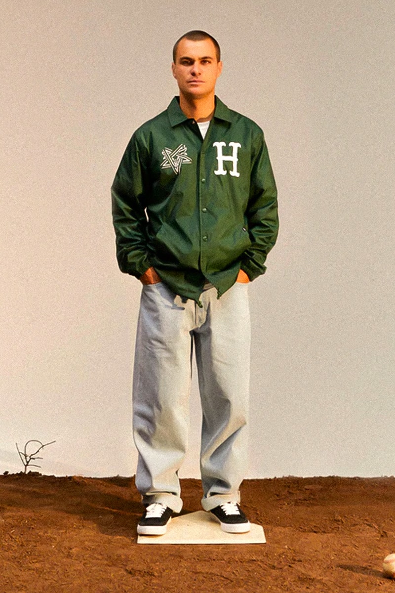 쓰레셔 x 허프, 야구장을 테마로 한 협업 컬렉션 출시, 야구 모자, 코치 재킷, 베이스볼 캡