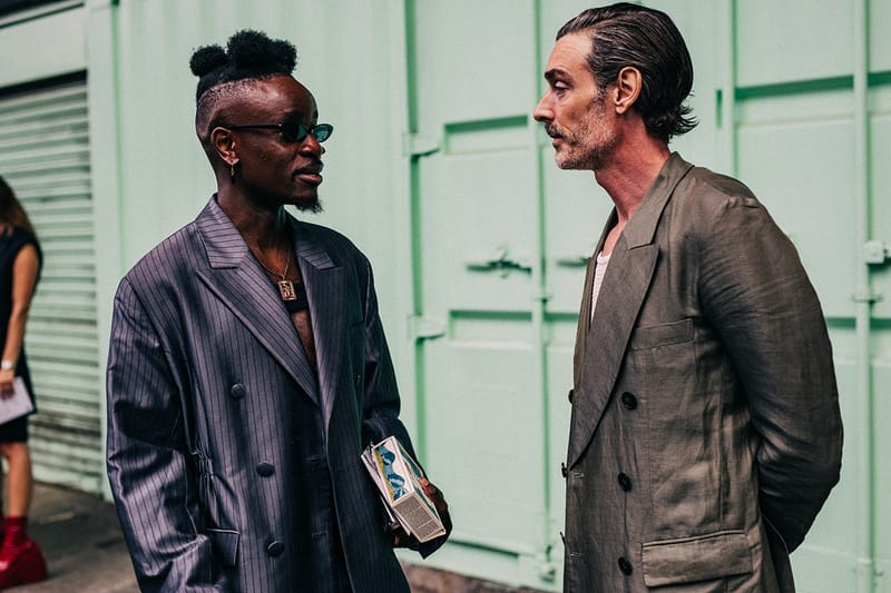 런던 패션위크 2023 SS 남성복 스트리트 스타일 살펴보기