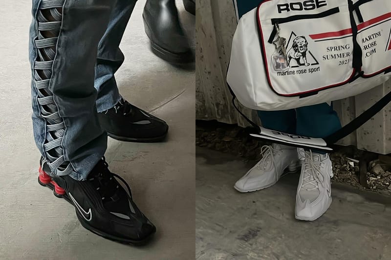 마틴 로즈 x 나이키 샥스 MR4 근접 사진 공개