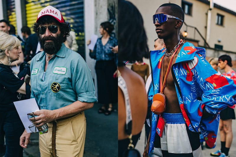 밀라노 패션위크 2023 봄, 여름 남성복 스트리트 스타일 살펴보기