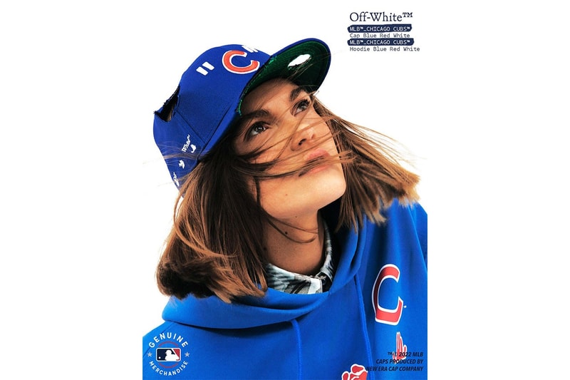 오프 화이트 x MLB x 뉴에라, 6개 야구팀을 기념하는 협업 컬렉션 출시, 시카고 화이트삭스, LA 다저스, 마이애미 말린스, 오클랜드 애슬레틱스, 토론토 블루제이스, 시카고 컵스