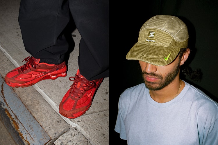 총 4가지 컬러, 슈프림 x 나이키 ‘샥스 라이드 2’ 공식 발매 정보