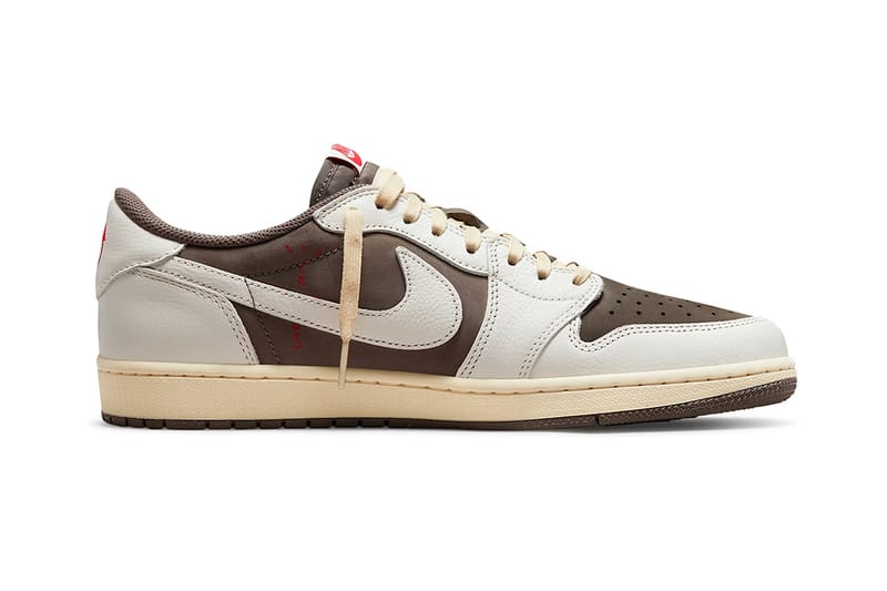 트래비스 스콧 x 에어 조던 1 로우 '리버스 모카' 공식 사진 공개