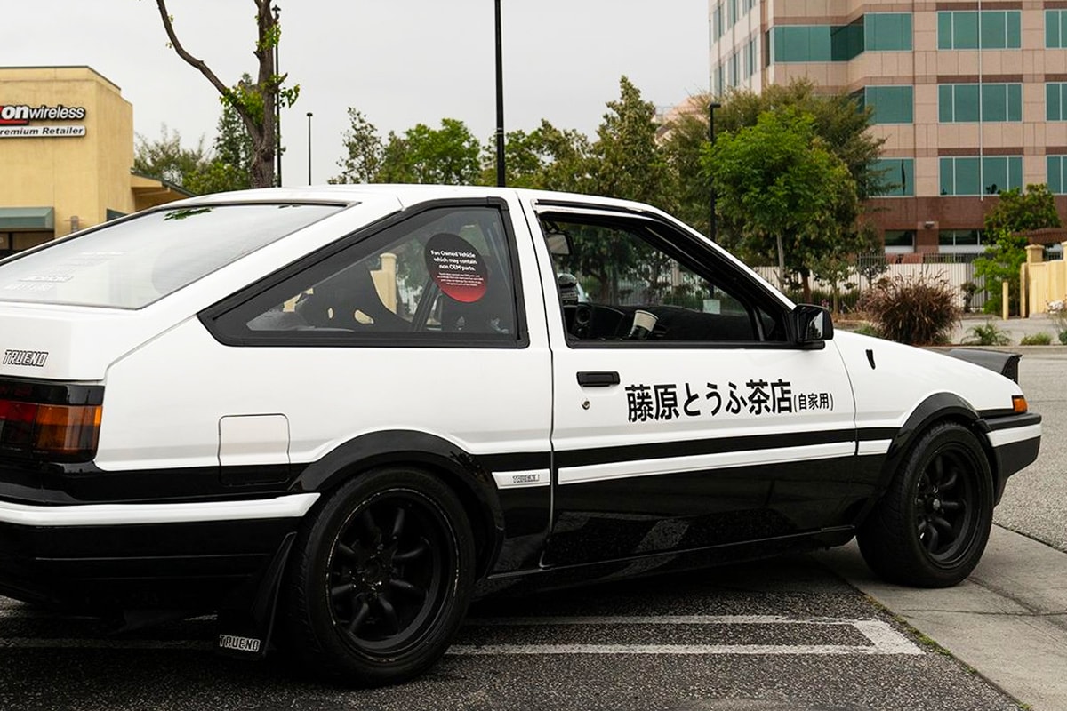 만화 ‘이니셜D’ 속 자동차, 토요타 AE86가 실제 택시로 운행된다, 후지와라 타쿠미, 일본 군마현, 시부카와
