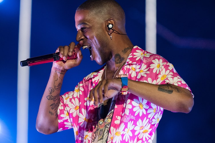 키드 커디가 칸예 웨스트 팬이 던진 물병에 얼굴을 맞았다