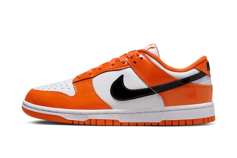 핼러윈을 맞이해 출시되는 새로운 페이턴트 레더 덩크 로우