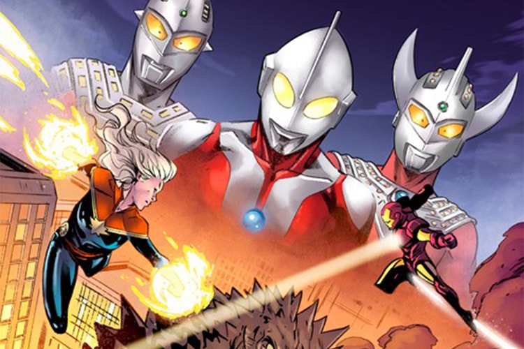 울트라맨이 아이언맨, 스파이더맨, 캡틴 마블과 함께하는 마블 크로스오버 시리즈 발표