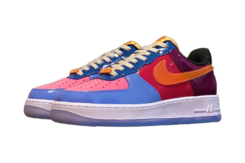 언디피티드 x 나이키 에어 포스 1 로우 실물 유출