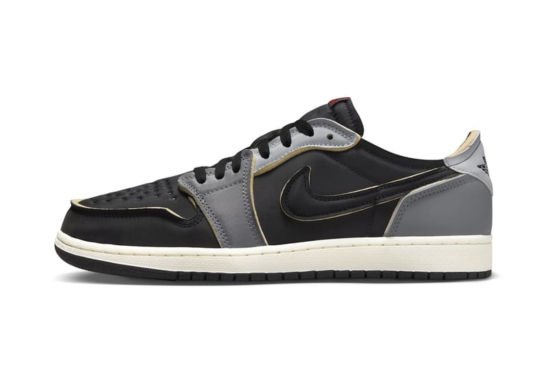 신선한 소재감, 에어 조던 1 로우 ‘블랙 앤 스모크 그레이’ 국내 출시