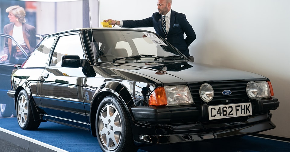 다이애나 왕세자비가 탔던 ‘포드 에스코트 RS 터보’, 경매 최종 낙찰가는?