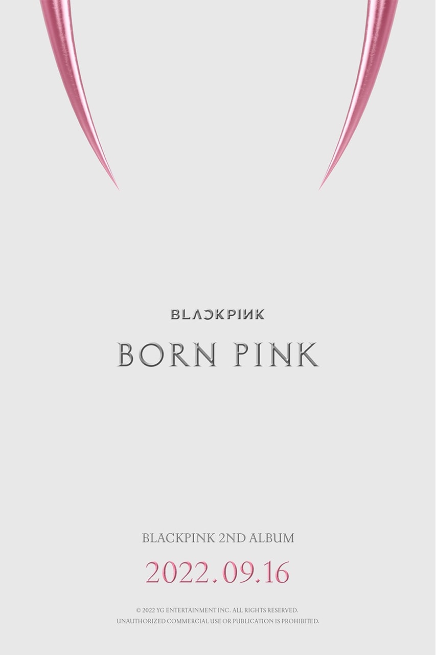 블랙핑크 정규 2집 'BORN PINK' 발매일 공개, 지수, 제니, 리사, 로제, Pink Venom, YG