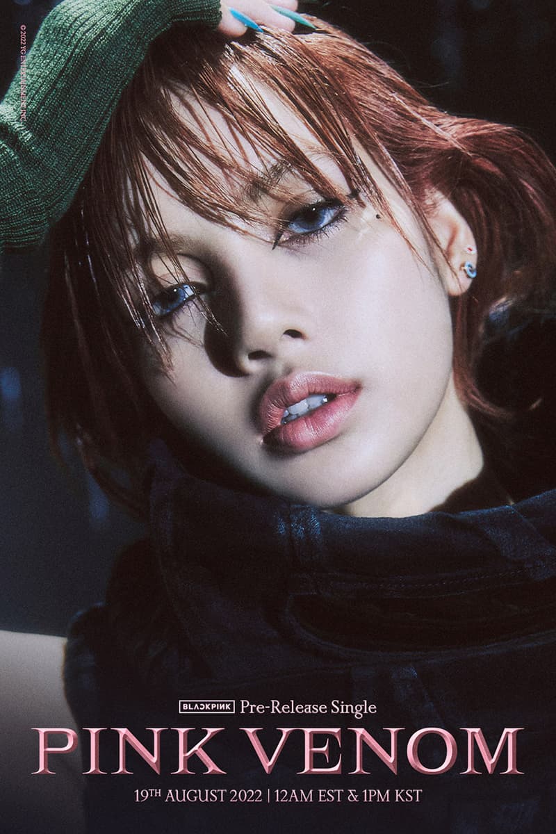 블랙핑크, 컴백 신곡 'Pink Venom' 각 멤버 비주얼 최초 공개, 제니, 리사, 지수, 로제