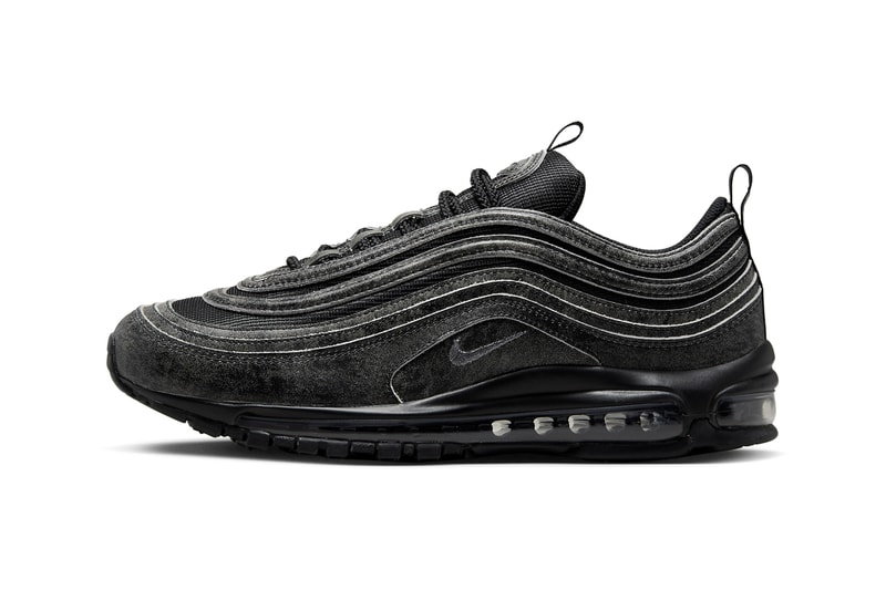 꼼 데 가르송 옴므 플러스 x 나이키 에어 맥스 97 '블랙' 공식 이미지, CDG, AM 97