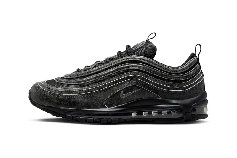 꼼 데 가르송 옴므 플러스 x 나이키 에어 맥스 97 '블랙' 공식 이미지, CDG, AM 97