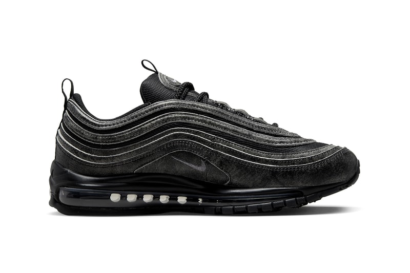 꼼 데 가르송 옴므 플러스 x 나이키 에어 맥스 97 '블랙' 공식 이미지, CDG, AM 97