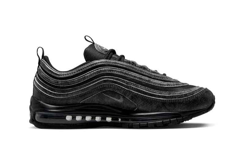꼼 데 가르송 옴므 플러스 x 나이키 에어 맥스 97 '블랙' 공식 이미지, CDG, AM 97