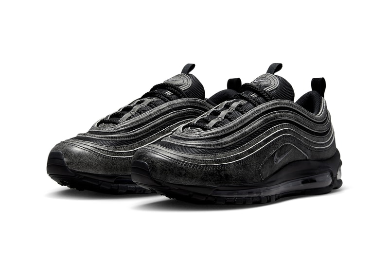 꼼 데 가르송 옴므 플러스 x 나이키 에어 맥스 97 '블랙' 공식 이미지, CDG, AM 97