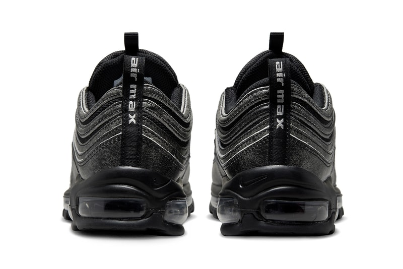 꼼 데 가르송 옴므 플러스 x 나이키 에어 맥스 97 '블랙' 공식 이미지, CDG, AM 97