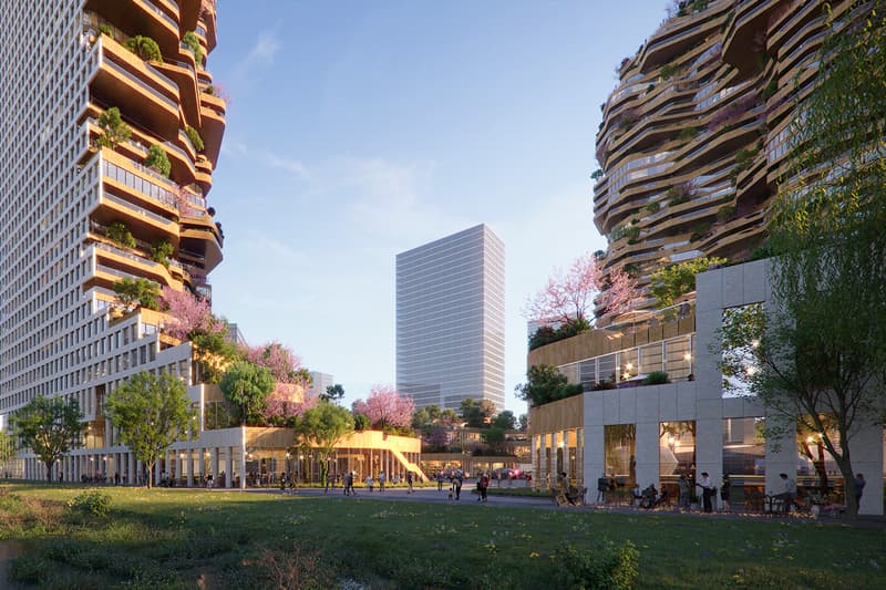 중국 난징에 무너진 듯한 대형 빌딩이 들어선다, MVRDV, 주상복합