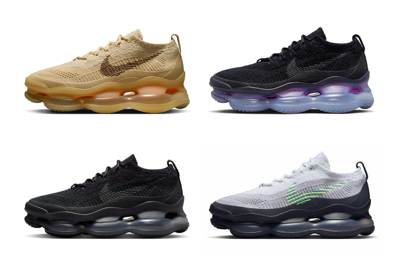 어마어마한 솔 유닛, '에어 맥스 스콜피온' 네 가지 컬러웨이 상세 사진 살펴보기