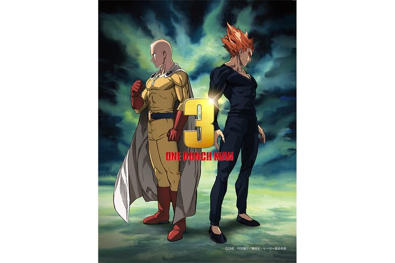 '원펀맨' 애니메이션 3기 제작 발표, ONE, 무라타 유스케, 사이타마, 가로우, 티저