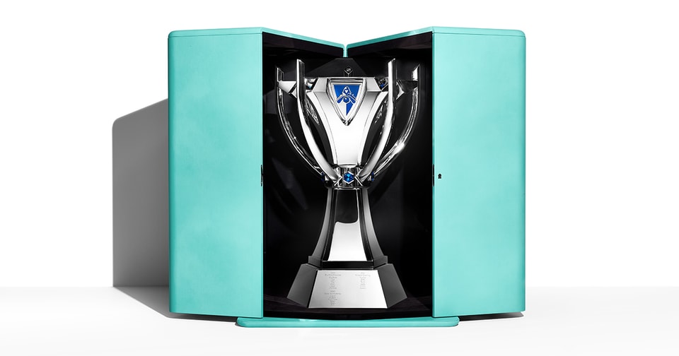 라이엇 게임즈 x 티파니앤코 '2022 롤드컵' 트로피가 공개됐다