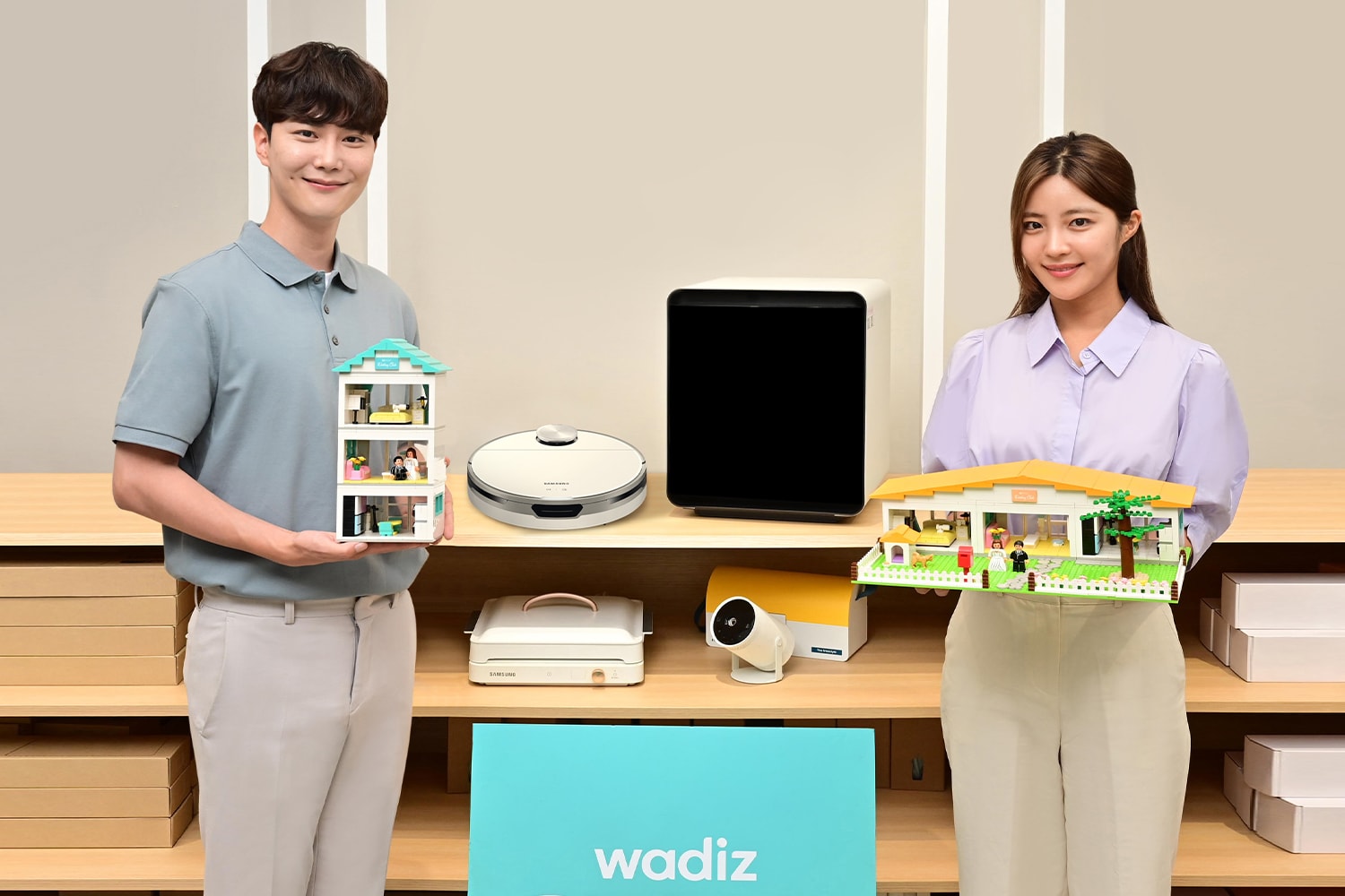 와디즈, 삼성전자와 옥스포드가 함께한 '신혼 가전 굿즈' 한정판 출시 samsung home appliances oxford toy limited edition goods release wadiz