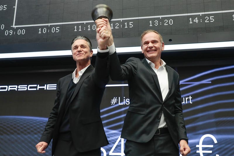 마침내 포르쉐 상장 완료, 단숨에 자동차 업계 시총 5위 등극했다